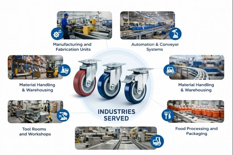 Industries using Muvall Castor Wheels