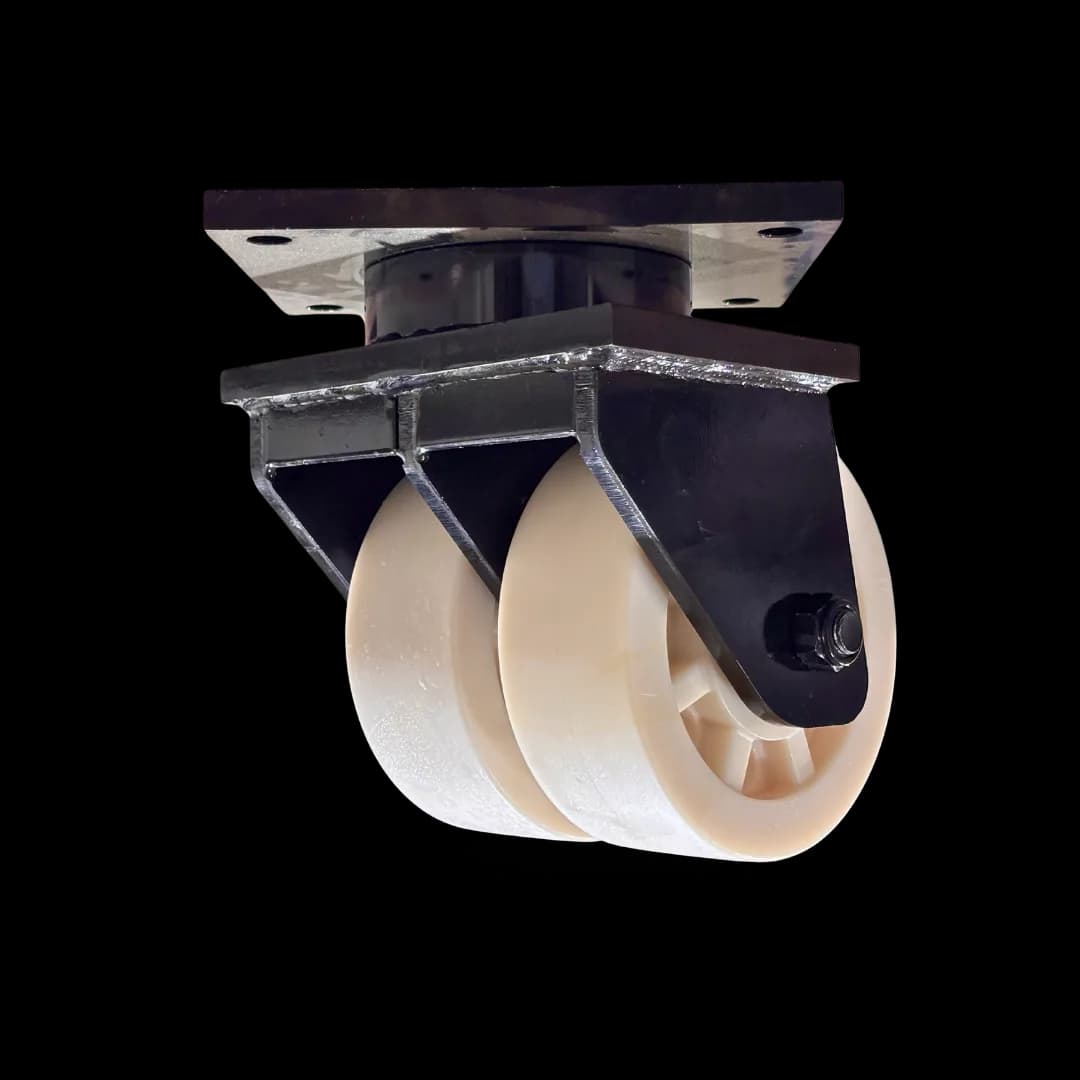 Cast Nylon Wheel with Extra Heavy Duty Castor, Swivel, 4000Kgs