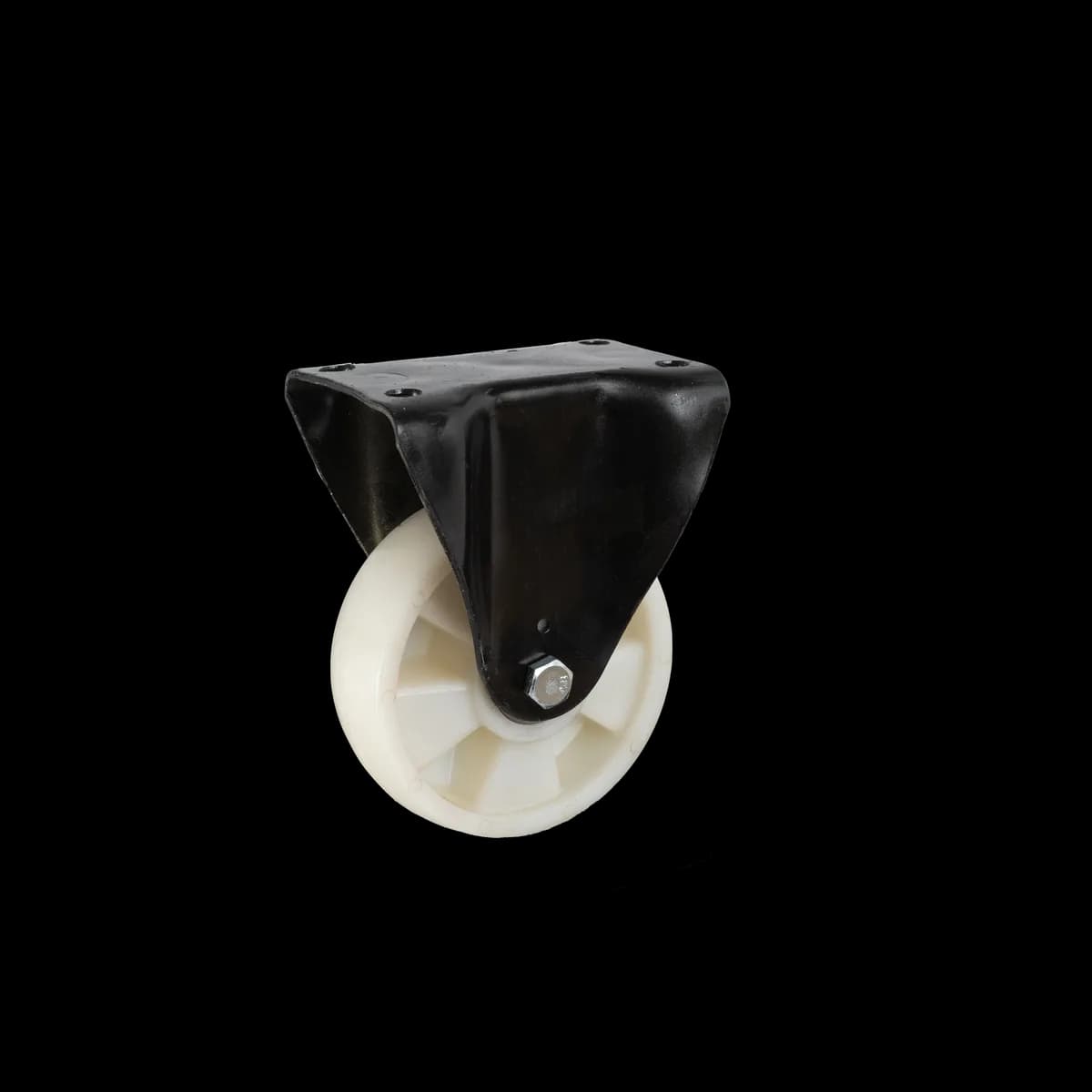 Nylon Wheel with Heavy Duty Forged Steel Castor, Fixed, 500Kgs