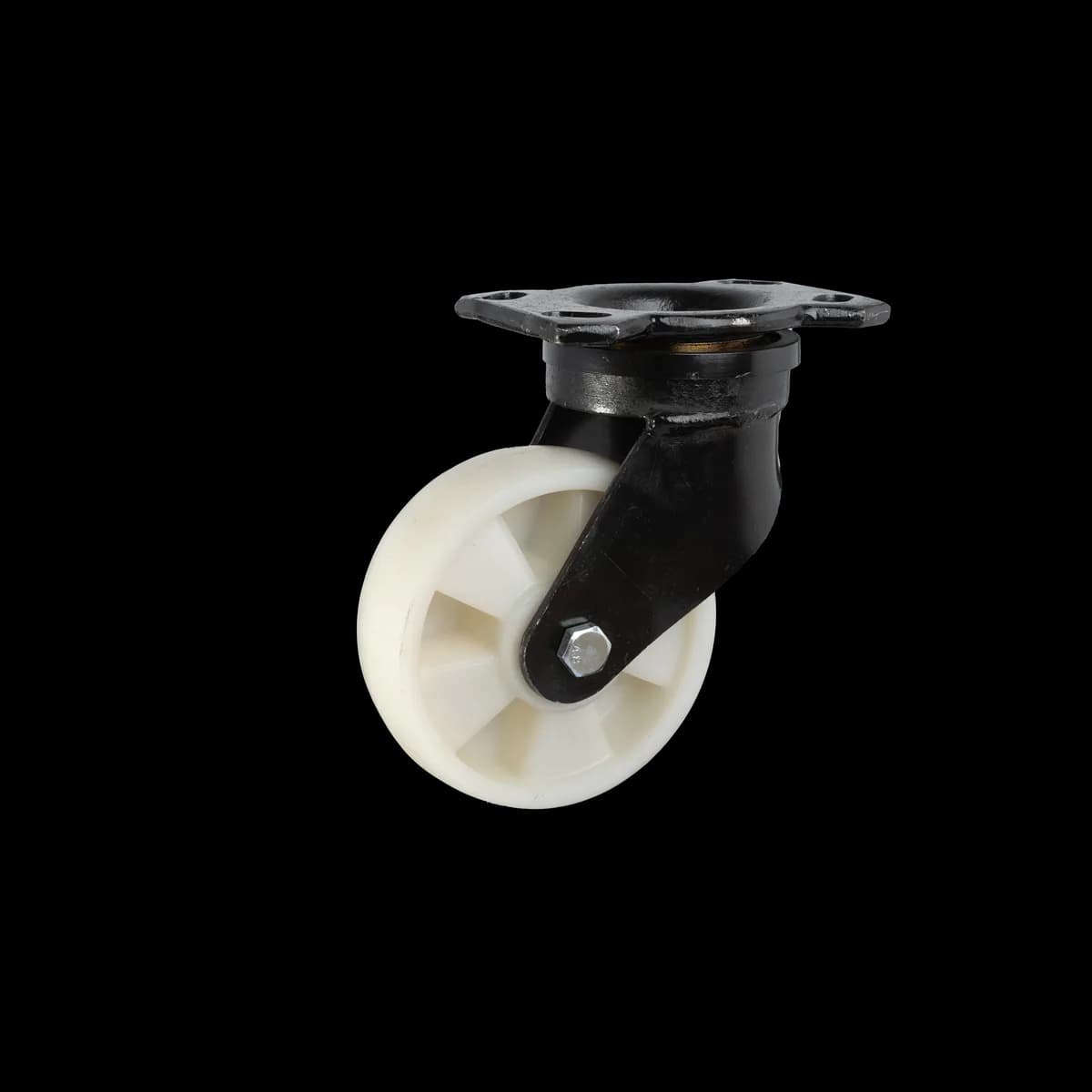 Nylon Wheel with Heavy Duty Forged Steel Castor, Swivel, 500Kgs
