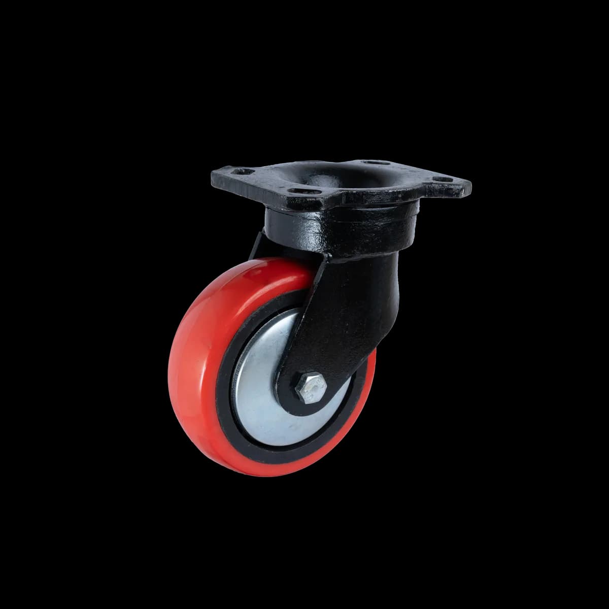 Polyurethane Wheel with Heavy Duty Forged Steel Castor, Swivel, 280Kgs