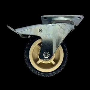 PVC castor wheel for industrial trolleys