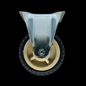 PVC castor wheel for industrial trolleys