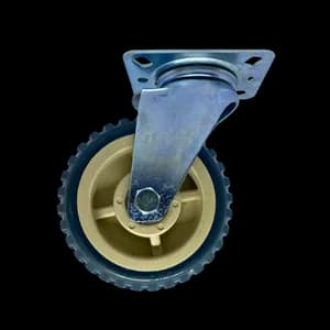 PVC castor wheel for industrial trolleys