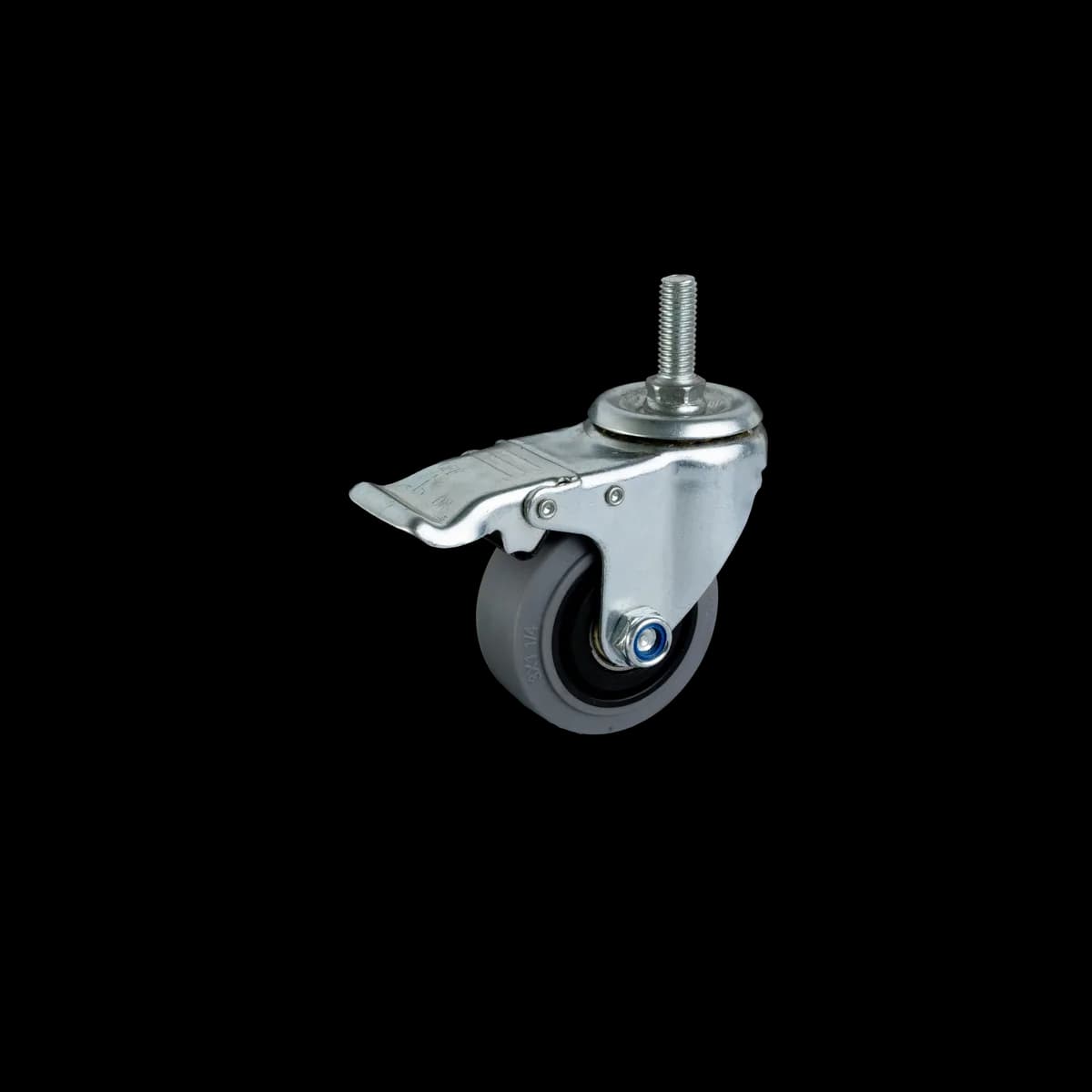 Electrostatic Dissipative Castor Wheel, Bolt Brake, 100Kgs