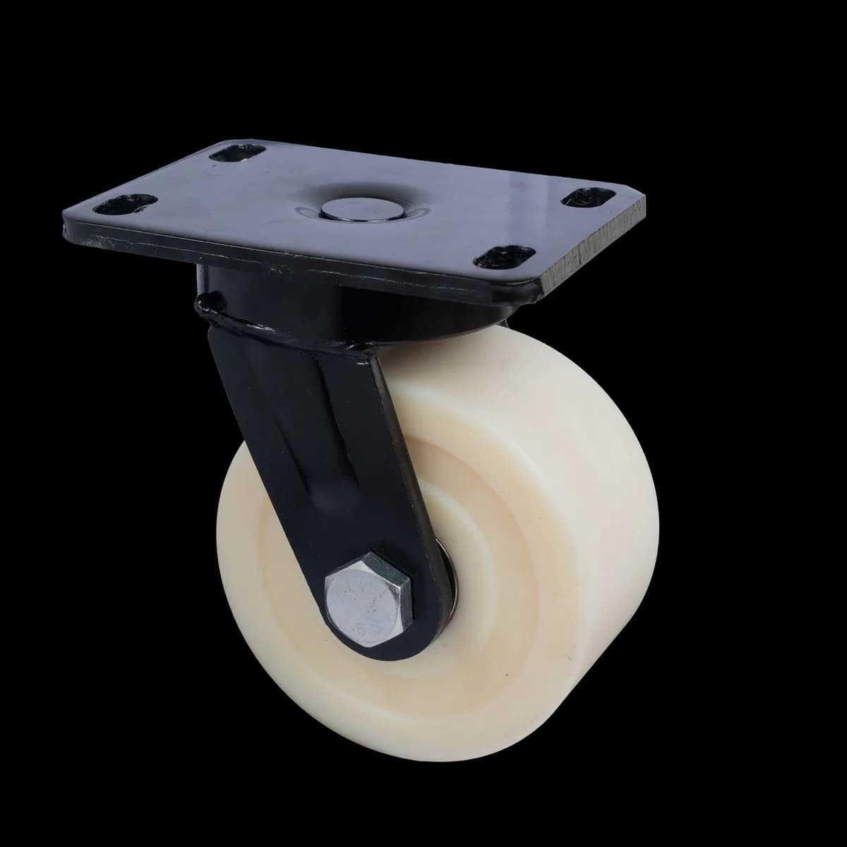 Cast Nylon Wheel with Extra Heavy Duty Castor, Swivel, 2000Kgs