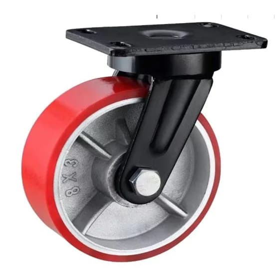 polyurethane castor wheel for industrial trolleys