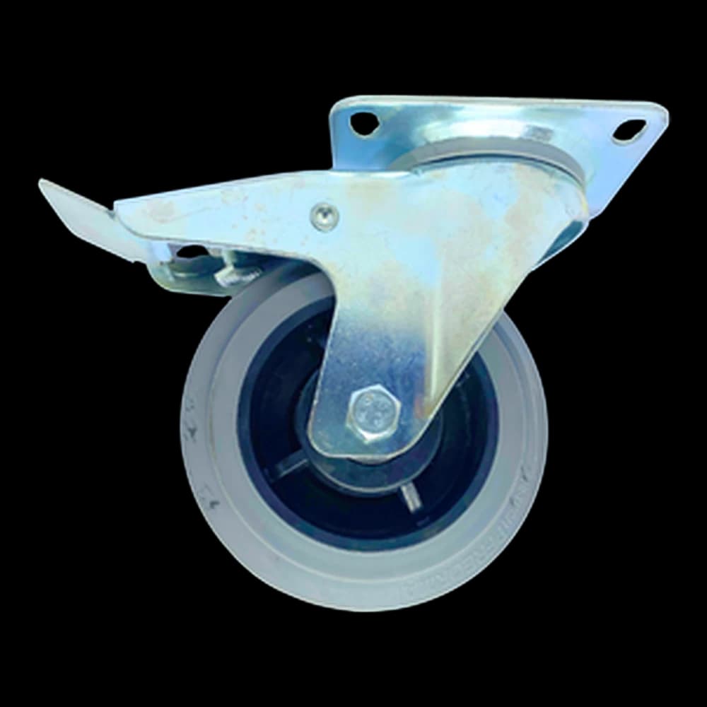 Electrostatic Dissipative Wheel with Pressed Mild Steel Castor, Brake, 230KG