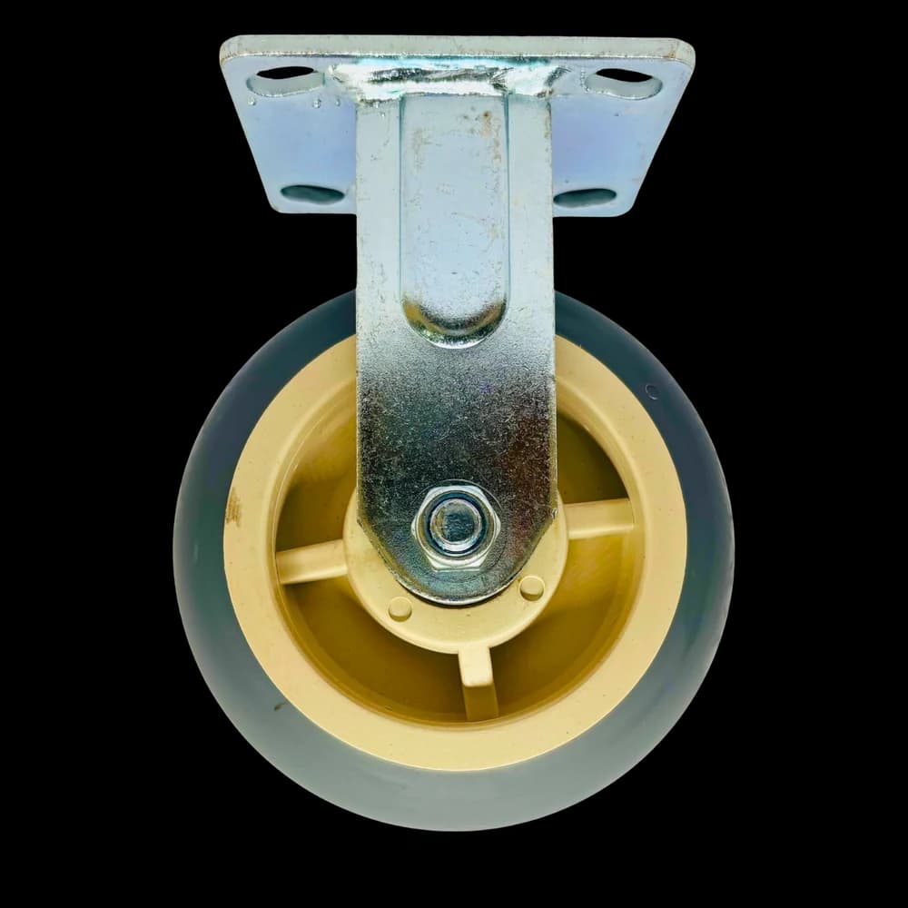TPR castor wheel fixed with fabricated steel bracket, 230Kgs