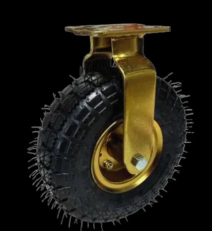 Pneumatic rubber trolley wheels Pneumatic rubber trolley wheels