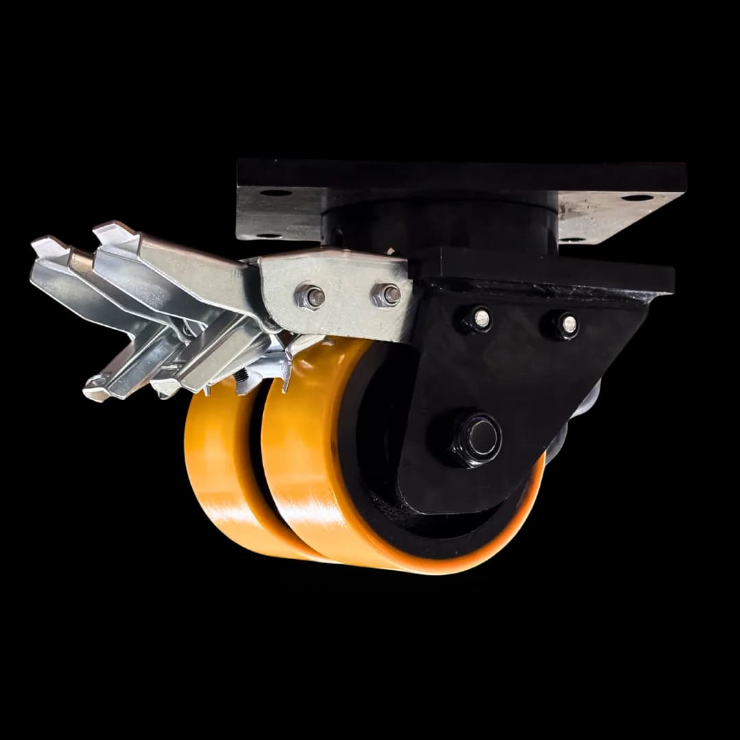 polyurethane castor wheel for industrial trolleys