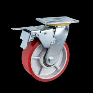 polyurethane castor wheel for industrial trolleys