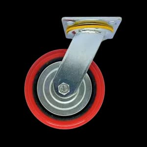 PU castor wheel swivel for industrial trolleys