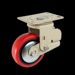 PU castor wheel swivel for industrial trolleys
