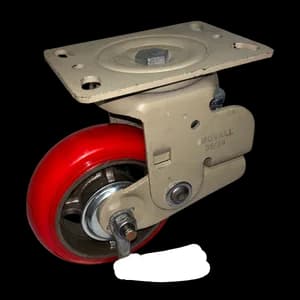 polyurethane castor wheel for industrial trolleys