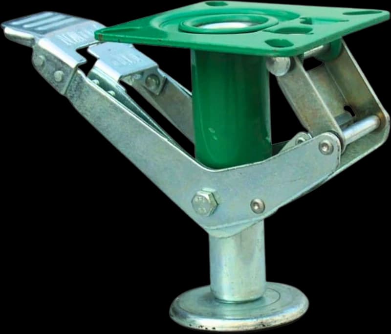 Foot locks and castor brakes Foot locks and castor brakes