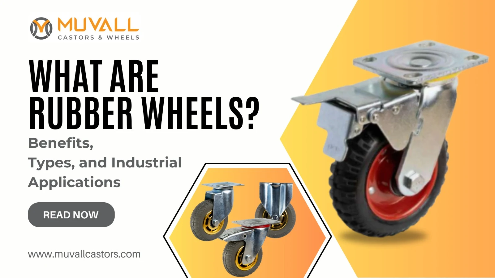 What Are Rubber Wheels? Benefits, Types, and Industrial Applications